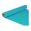 Papstar 82210 rolo de caminho de mesa de papel turquesa, 400 mm x 5 m, retangular