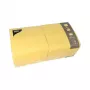 PAPSTAR guardanapos de bistrô, 330 x 330 mm, 3 camadas, amarelo, dobra 1/8, tissue, embalagem retrátil, 50 unid. 84580