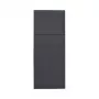 PAPSTAR Royal Collection bolsa para talheres e guardanapo, preta, tissue premium, 40 x 40 cm, 1 unid. 37336