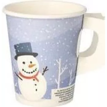PAPSTAR 50 copos descartáveis Snowtime 0,2 l (89845)