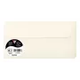 Pollen by Clairefontaine envelope DL, branco natural 120 g/m², 110 x 220 mm, pH neutro, sem ácido, 1 unid. (56030C)