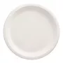 Prato de cana-de-açúcar PAPSTAR pure, redondo, 260 mm, 50 unid., compostável, adequado para micro-ondas (89738)