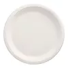 Prato de cana-de-açúcar PAPSTAR pure, redondo, 260 mm, 50 unid., compostável, adequado para micro-ondas (89738)