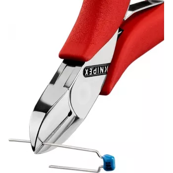 Alicate de corte KNIPEX 77 01 115 Electronic Super Knips®, isolado VDE, 115 mm