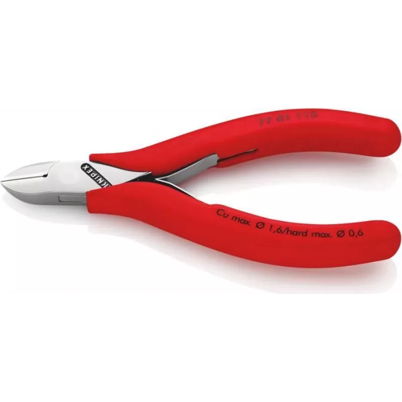 Alicate de corte KNIPEX 77 01 115 Electronic Super Knips®, isolado VDE, 115 mm