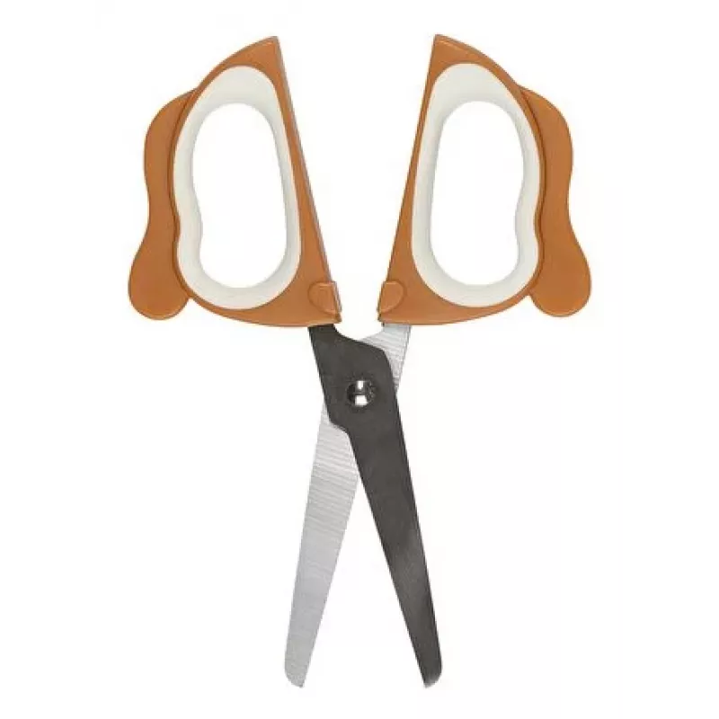 Tesoura de artesanato WEDO BELLO, ponta redonda, 130 mm, para destros, aço inoxidável, Softgrip, 1 unid. 736 004