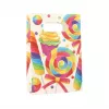 Saco de papel com asa PAPSTAR Candies Party, 140 x 210 x 60 mm, fundo bloco, fole lateral, 1 unid. (88862)