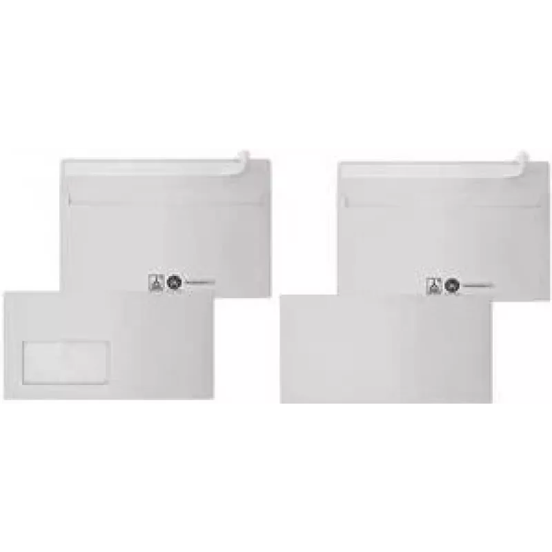 MAILmedia 30124555 Envelope reciclado DIN comprido, autoadesivo