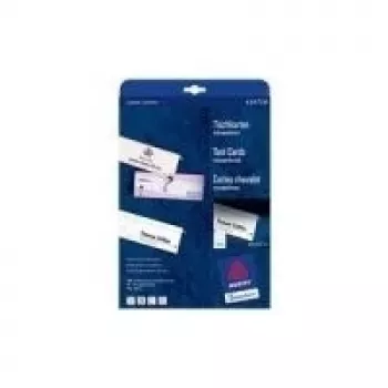 Avery cartões de mesa C32253-25, branco, 40 x 110 mm, 100 cartões (25 folhas x 4)