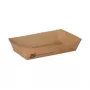 PAPSTAR tabuleiros para batatas fritas pure 100% Fair, grandes, 10,5 x 17 cm, cartão de fibra virgem, castanho, 80 unid. (87244)