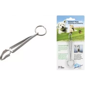 WEDO PICCO pinça para remover carraças com porta-chaves, metal, 1 unid. 271 790054