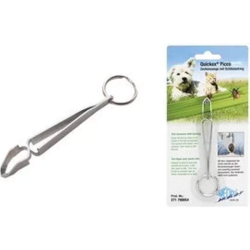 WEDO PICCO pinça para remover carraças com porta-chaves, metal, 1 unid. 271 790054