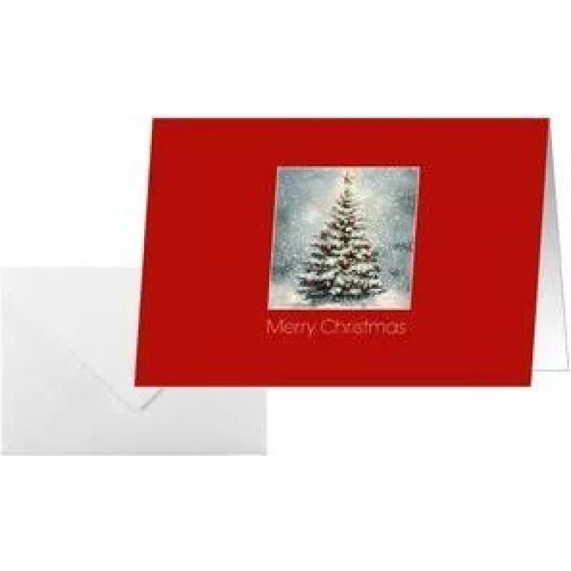 SIGEL DS643 cartão de Natal clássico, 115 x 170 mm, cartão brilhante 220 g/m², para jato de tinta/laser/fotocopiadora, 1 unid.