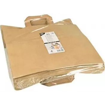 PAPSTAR saco de papel, 320 x 170 x 270 mm, papel kraft castanho, 70 g/m², capacidade 5 kg, com asa - 1 unid. (86449)