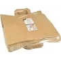 PAPSTAR saco de papel, 320 x 170 x 270 mm, papel kraft castanho, 70 g/m², capacidade 5 kg, com asa - 1 unid. (86449)