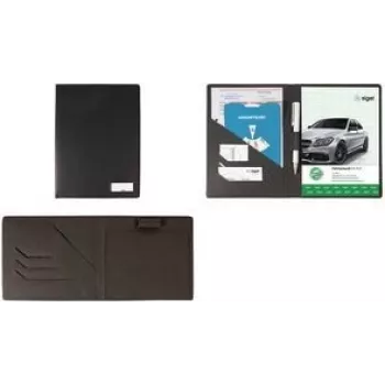 Sigel EF615 capa de proteção para livro de formulários DIN A6 horizontal antracite