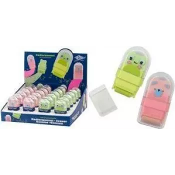 WEDO Clean Animal borrachas de plástico display, design rã e urso, 24 unid. 5998399