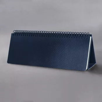 SIGEL Conceptum calendário de secretária 2026 horizontal azul C2682