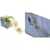Autocolantes SIGEL estrelas de Natal, impressão dourada, 47 x 47 mm, em rolo (CS112)