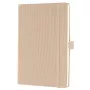 Caderno SIGEL Conceptum A5 pautado bege – 194 páginas, capa dura Softwave CO651