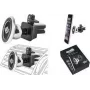 Suporte magnético para ventilação de automóvel WEDO Dock-it Premium Mini para smartphones, preto/prateado 60 15054