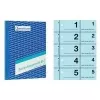 AVERY números de bengaleiro livro de formulários 1-500, A6, 100 folhas, pré-cortados para pendurar (867)