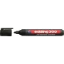 Edding 300-E4 Conjunto de marcadores, 4 unidades, preto/azul/verde/vermelho 4-300-4