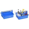 allit McPlus Carry Roi mala de ferramentas azul com pega de alumínio, 2 compartimentos grandes 8500905016