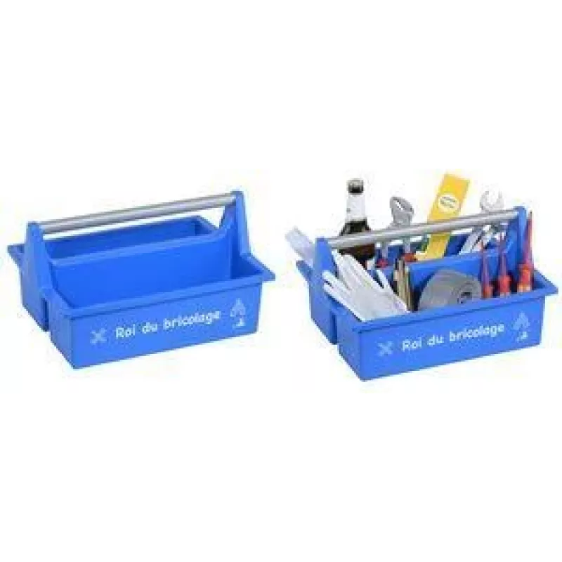 allit McPlus Carry Roi mala de ferramentas azul com pega de alumínio, 2 compartimentos grandes 8500905016