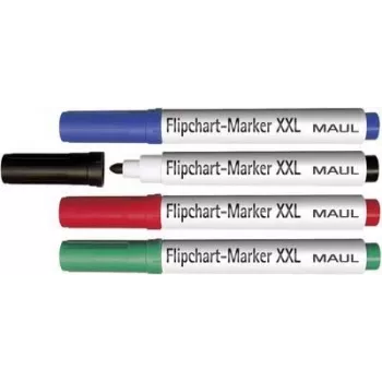MAUL HEBEL marcador para flipchart XXL ponta redonda cores sortidas (pack de 4) 63839-99