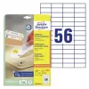 AVERY Zweckform Etiquetas universais 52,5 x 21,2 mm branco removíveis com margem ProNature 25 folhas (L6027REV-25)