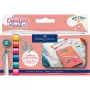 Faber-Castell Goldfaber Creative Marker Set, 6 cores diferentes, Holiday Vibes Edition, tinta à base de água, ponta pincel 161013