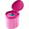 FABER-CASTELL Grippy Afia-lápis, rosa com proteção da lâmina, segurança infantil, mecanismo de clique - 1 unid. (181795)