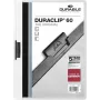 DURABLE DURACLIP 60 A4 Pasta de mola preta (pack de 25) 220902