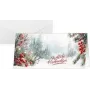 SIGEL DS645 Cartão de Natal Scandinavian Snow, DIN Lang horizontal, cartão branco 250 g/m², jato de tinta/laser/fotocopiadora, 1 unid.