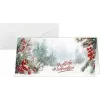 SIGEL DS645 Cartão de Natal Scandinavian Snow, DIN Lang horizontal, cartão branco 250 g/m², jato de tinta/laser/fotocopiadora, 1 unid.