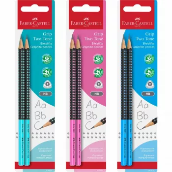 Faber-Castell GRIP 2001 TWO TONE Lapiseira, 2,0 mm, zona Soft-Grip, cartão blister 517093