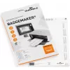 DURABLE BADGEMAKER® Etiquetas de inserção 67 x 17 mm, branco, 400 etiquetas, folhas A4, para impressoras de jato de tinta e laser 146102