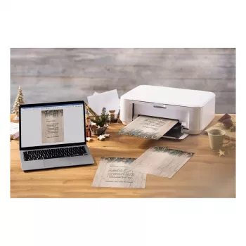 SIGEL Papel de carta de Natal Golden Greens motivo DIN A4 - 90 g/m² - A4 (DP664)
