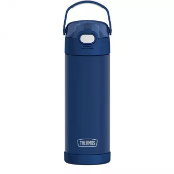 THERMOS FUNTAINER Garrafa térmica, 0,47 L, aço inoxidável, palhinha pop-up, pega retrátil 4115.346.047