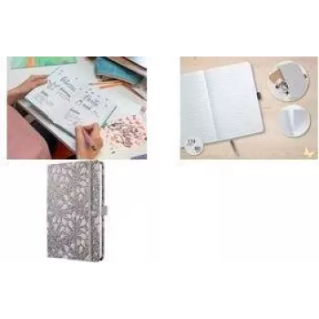 SIGEL Jolie Beauty Enchanted Heart Caderno A5 pautado capa dura 176 páginas JN361