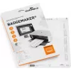 DURABLE BADGEMAKER Etiquetas de inserção 30 x 65 mm, branco, 100 inserções (20 folhas com 5 cada) 142302