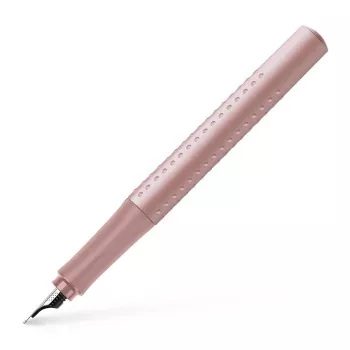 Faber-Castell GRIP 2011 Caneta de tinta permanente, rosa, aparo médio 140808