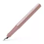 Faber-Castell GRIP 2011 Caneta de tinta permanente, rosa, aparo médio 140808