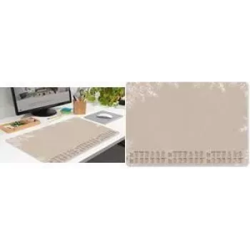 SIGEL H6316 Tapete de secretária em papel de eucalipto natural, 595 x 410 mm (DIN A2), 30 folhas, 80 g/m², colado