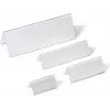 Placa de nome de mesa DURABLE com suporte de encaixe acrílico 61/122x150 mm, 10 unid. 803319