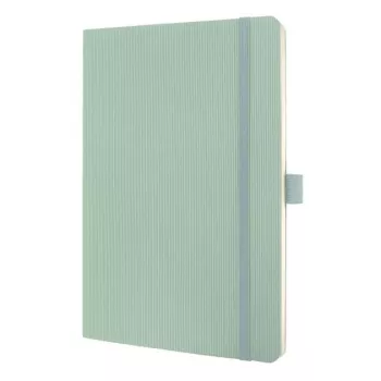 Caderno SIGEL Conceptum A5 quadriculado menta capa mole 194 páginas CO336