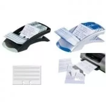 Ficheiro rotativo DURABLE TELINDEX DESK VEGAS, 500 cartões, 100x72 mm, preto 241223
