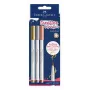 Conjunto de marcadores Faber-Castell Goldfaber Creative Marker, 3 cores diferentes, tinta pigmentada à base de água, inodora, resistente a borrões, resistente a salpicos, blister 161005