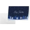 Cartão de Natal SIGEL DS635 Snowflake Serenity A6 horizontal (A5) para jato de tinta/laser/fotocopiadora, cartão branco 250 g/m², 1 unid.